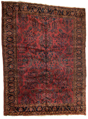Persian Sarouk Hand-Made Wool Rug - Tabak Rugs