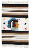 Indian Kilim Hand-Made Wool Rug - Tabak Rugs