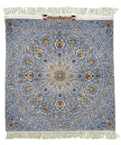 Persian Isfahan Mahmoudi Hand-Made Wool, Silk Rug - Tabak Rugs