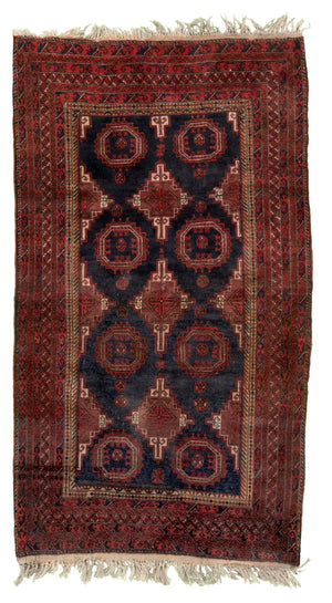 Turkmeni Hand-Made Wool Rug - Tabak Rugs