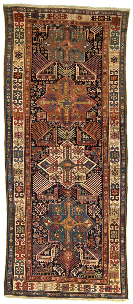 Caucasian Akstafa Hand-Made Wool Rug - Tabak Rugs