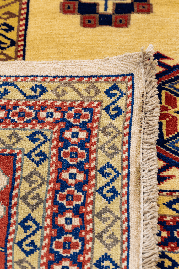 Pakistani Caucasian Design, Hand-Made Wool Rug - Tabak Rugs
