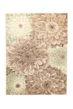 Nourison Hand-Made Floral Chinese Wool Rug - Tabak Rugs