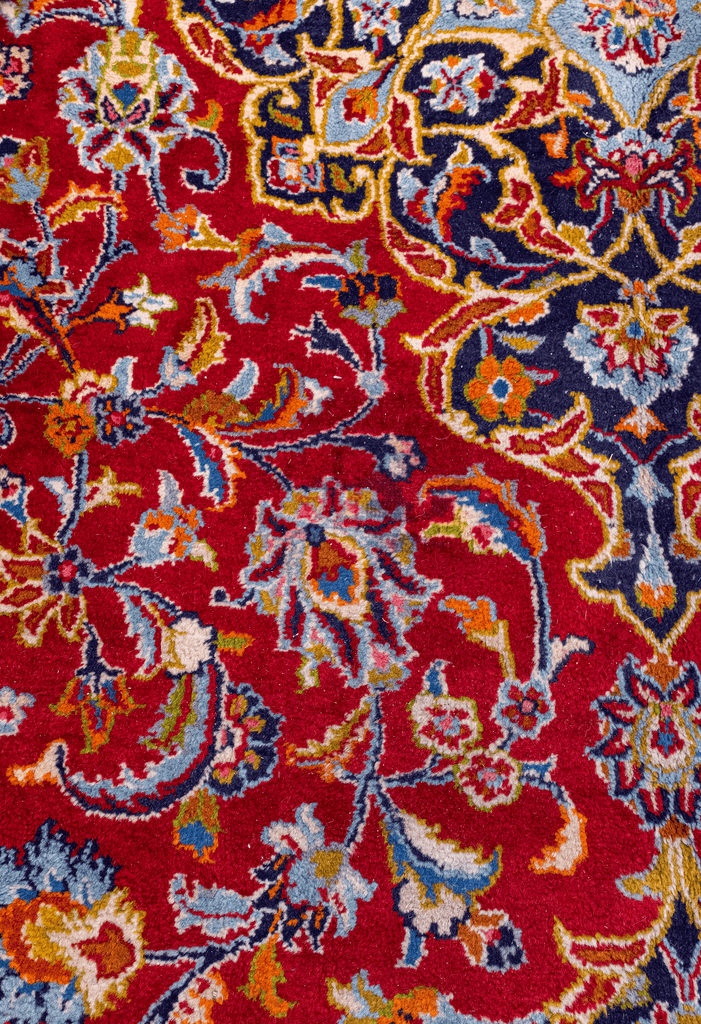 Persian Mashad Hand-Made Wool Rug - Tabak Rugs
