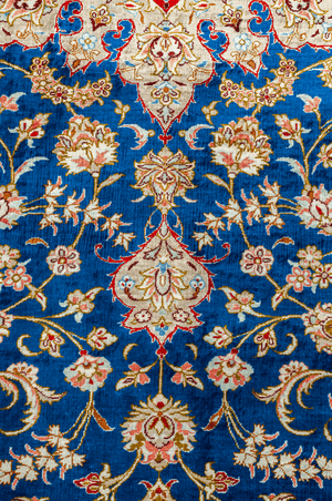 Persian Kum Mehdi Hand-Made Silk Rug - Tabak Rugs