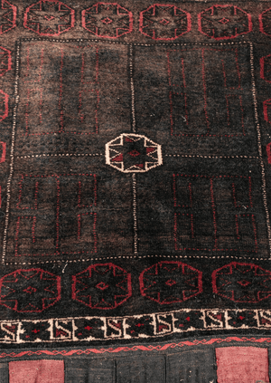 Afghani Saddleback Hand-Made Wool Rug - Tabak Rugs