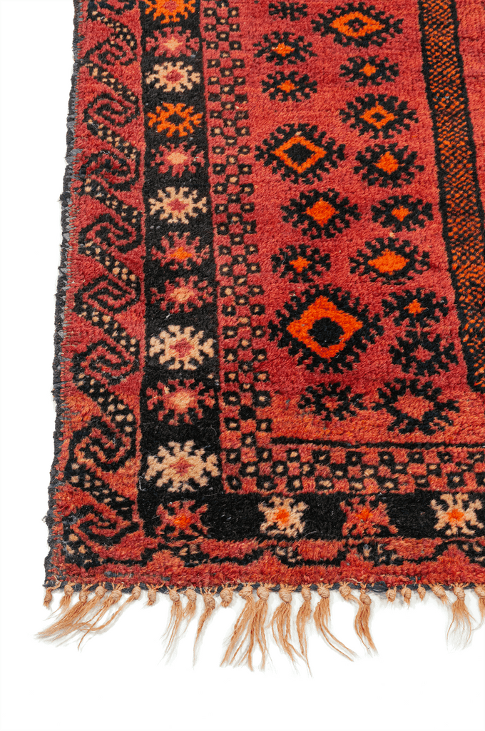 Afghani Prayer Hand-Made Wool Rug - Tabak Rugs