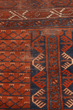 Turkmen Hachla Hand-Made Wool Rug - Tabak Rugs