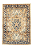 Indian Hand-Made Wool and Silk Rug - Tabak Rugs