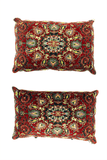 Persian Collection Pillows Hand-Made Wool (Pair) - Tabak Rugs