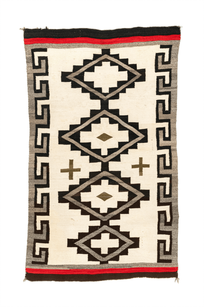 American Indian Navajo Hand-Made Wool Rug - Tabak Rugs