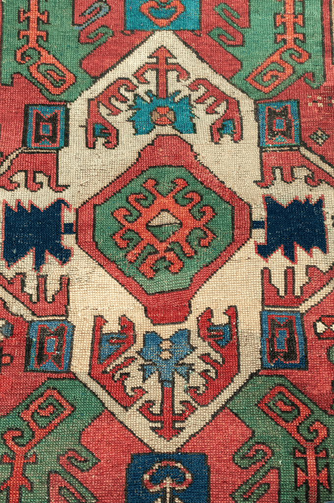 Kazak Kazim Oushak Hand-Made Wool Rug - Tabak Rugs