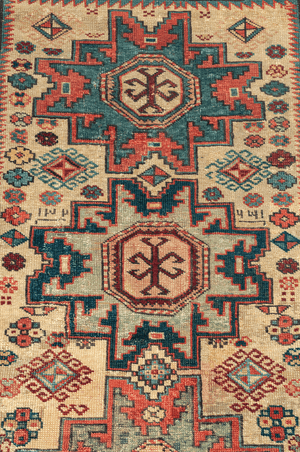 Antique Lezgi Hand-Made Wool Rug - Tabak Rugs