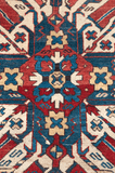 Eagle Kazak Antique Hand-Made Wool Rug - Tabak Rugs