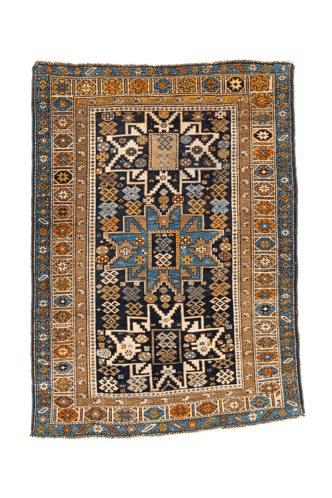 Antique Lezgi Hand-Made Wool Rug - Tabak Rugs