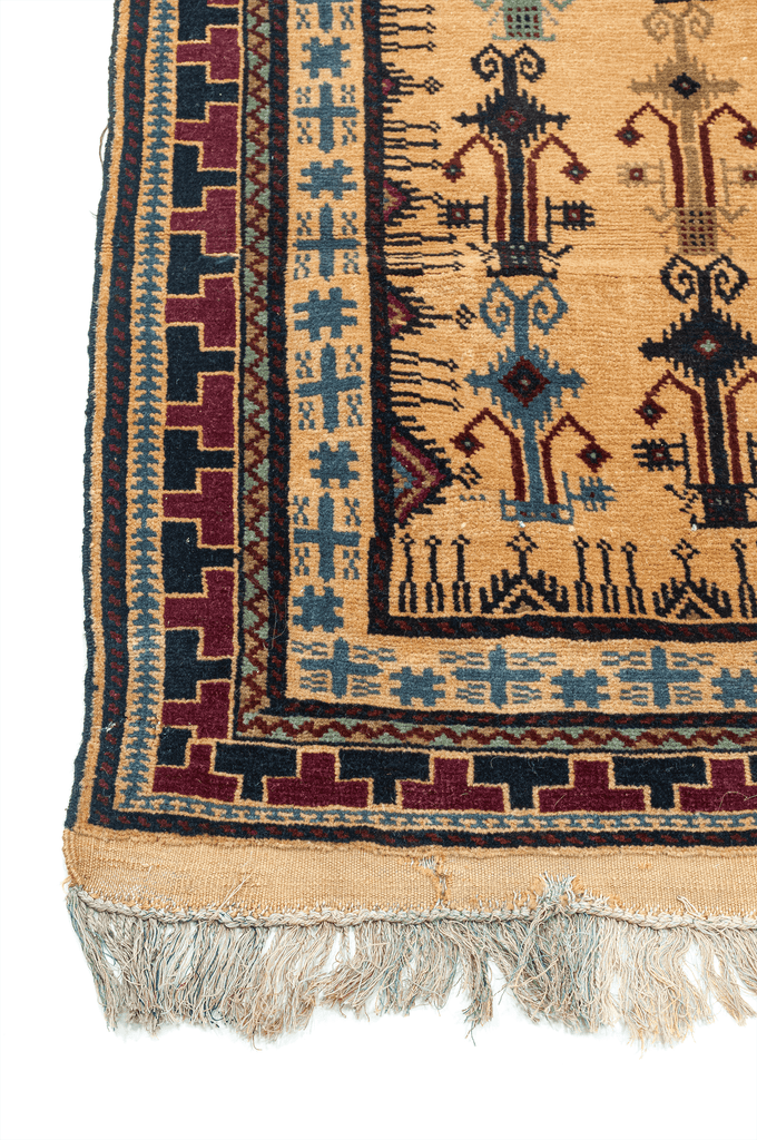Azerbaijani Prayer Hand-Made Wool Rug - Tabak Rugs