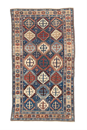 Caucasian Moghan Kazak Hand-Made Wool Rug - Tabak Rugs