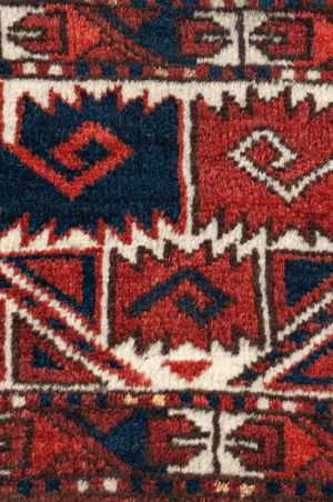Turkmen Door Hanging Hand-Made Wool Rug - Tabak Rugs